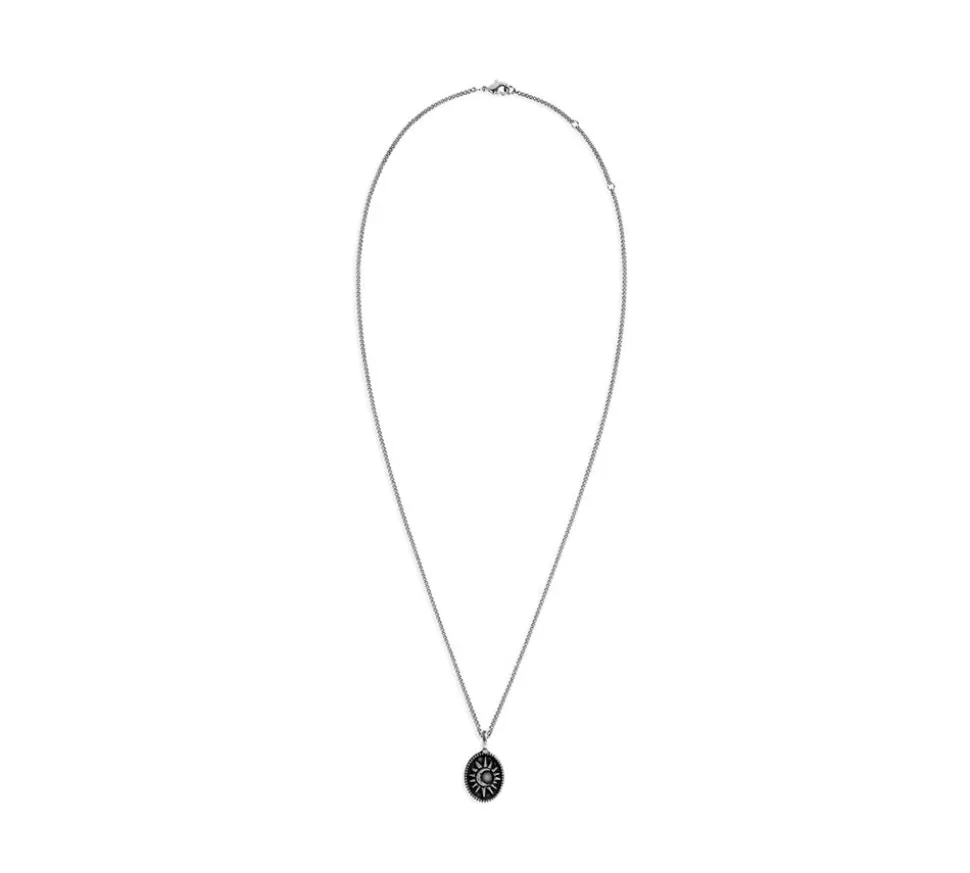 TwoJeys &&™ Midnight Necklace - 12 Microns Silver Plated