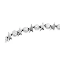 TwoJeys &&™ Pearls Between Icons - 12 Microns Silver Plated