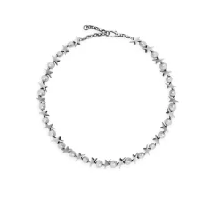 TwoJeys &&™ Pearls Between Icons - 12 Microns Silver Plated