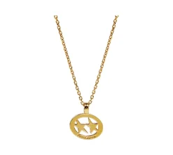 TwoJeys &&™ Superstar Necklace - High Quality 3 Micron Gold Bath