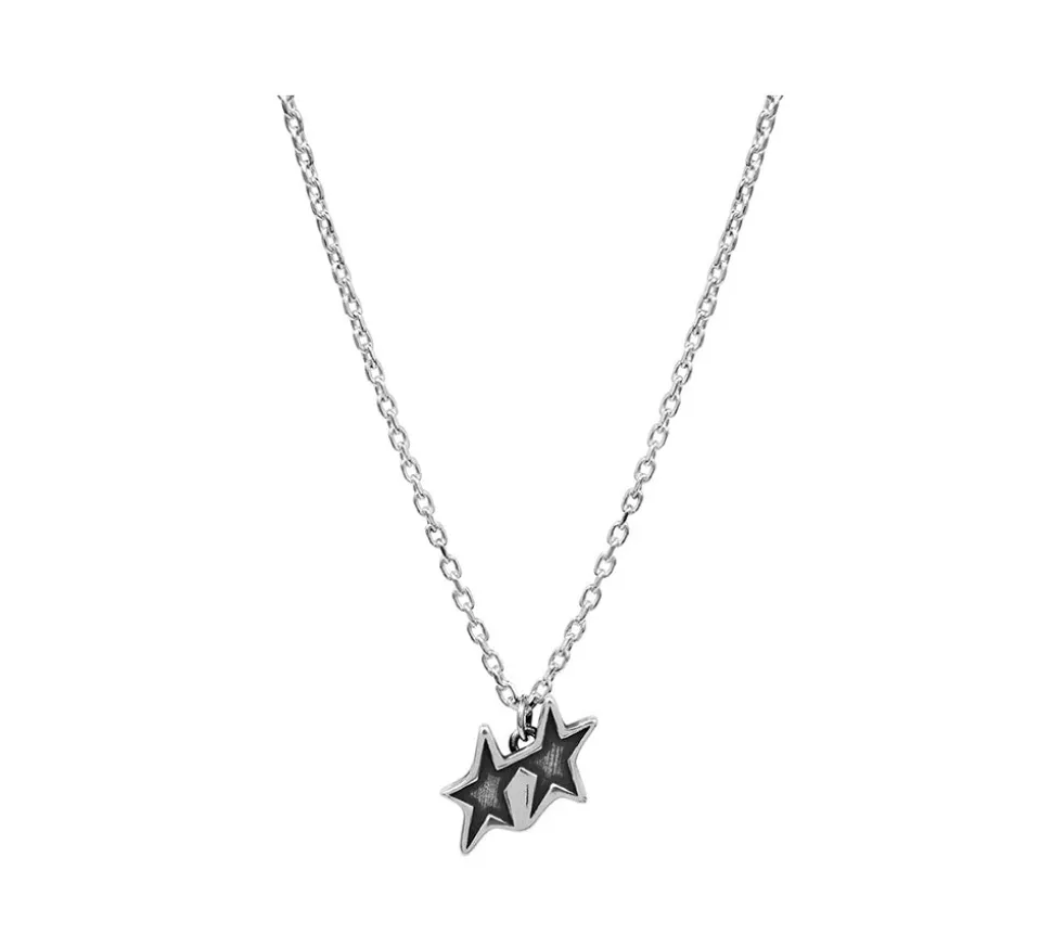 TwoJeys &&™ Tilted Necklace - 925 Sterling Silver