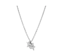 TwoJeys &&™ Tilted Necklace - 925 Sterling Silver