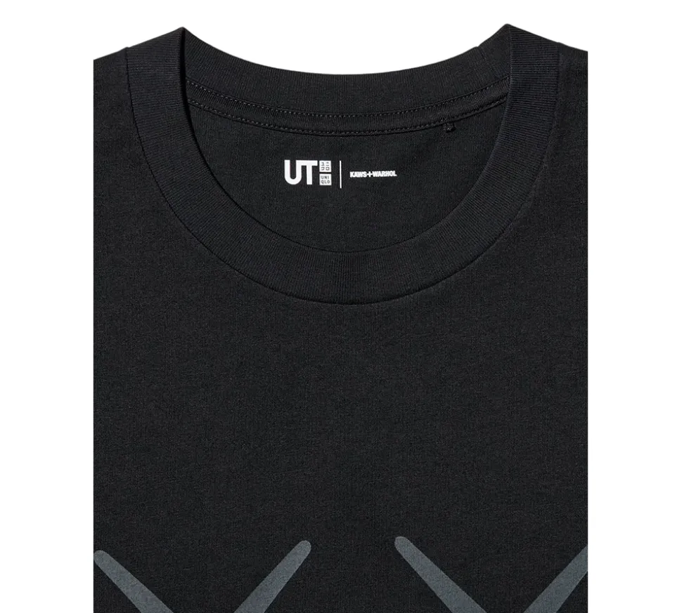 UNIQLO KAWS + WARHOL UT Graphic T-Shirt - Black