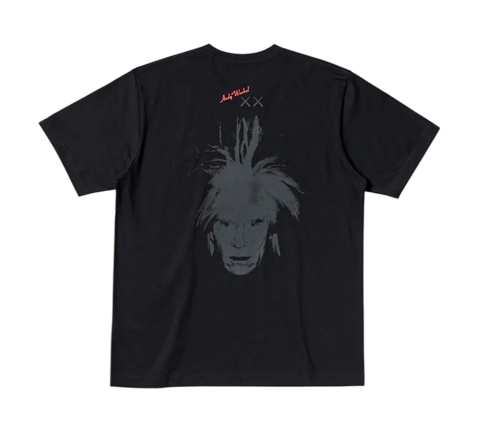 UNIQLO KAWS + WARHOL UT Graphic T-Shirt - Black