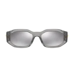 Versace Medusa Biggie Sunglasses - Transparent Grey