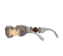 Versace Medusa Biggie Sunglasses - Transparent Grey