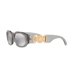 Versace Medusa Biggie Sunglasses - Transparent Grey