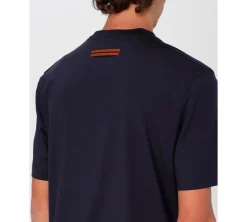 ZEGNA #UseTheExisting™ Cotton T-shirt - Navy